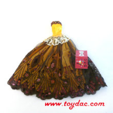 Brown Dress for Barbie Doll